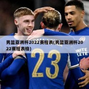 男篮亚洲杯2022赛程表(男篮亚洲杯2022赛程表格)